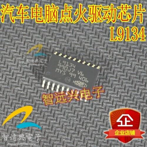 5PCS/LOT New L9134 SOP-20 car engine ignition driver IC chip for Volkswagen Skoda
