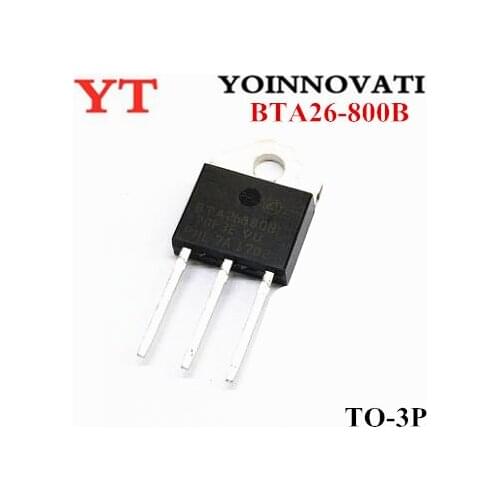 50pcs/lot BTA26-800B BTA26-800 BTA26 TO-3P IC Best quality