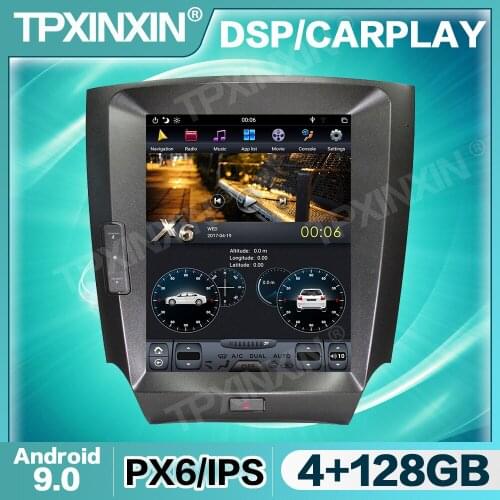 Tesla IPS Screen Android 9 Car Radio For LEXUS IS IS200 IS250 IS300 2005 2006 - 2012 Multimedia Video DVD Player Navigation GPS
