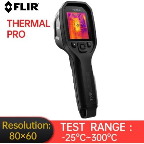 FLIR TG165 Infrared Thermal Imager Industrial Detector Camera and Floor Wall Heating Pipe Fast Inspection Handheld Thermometer