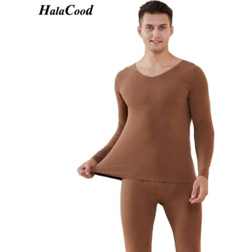 Fashion Sexy Thermal Underwear Sets Men Winter Thermo Underwear Long Johns Clothes Male Thick Thermal Solid Drop Shipping 3XL