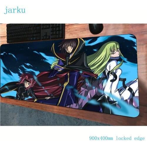Code Geass mouse pads 900x400x3mm cute pad to mouse computer mousepad gaming padmouse Kawaii gamer to keyboard mouse mats