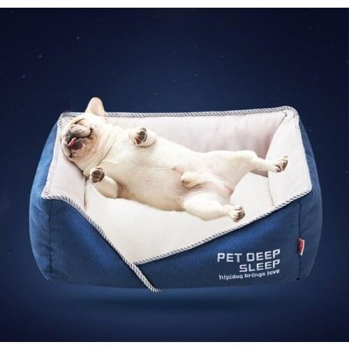 Pet Dog CAT Round Dog Beds for Large Dogs Pet Products Cushion Super Soft Fluffy Comfortable Cat Mat Supplies Accessories s-l