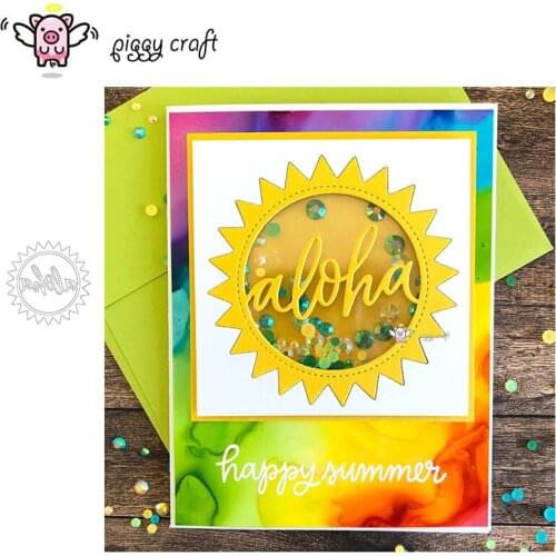 Craft metal cutting dies cut die mold ALoha letter sun ring Scrapbook paper craft knife mould blade punch stencils dies