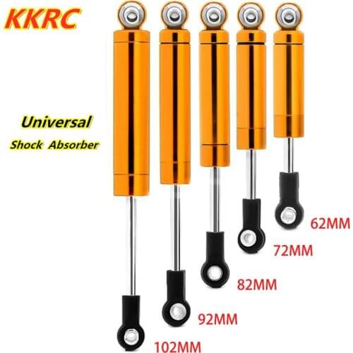 2pcs RC Car Metal Shock Absorber With Inner Spring Universal For 1/10 TRX4 90046 SCX10 D90 Tamiya CC01 Off Road On Road Racing