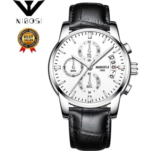 Nibosi Mens Watches Luxury Waterproof Business Casual Wrist Watch Simple Fashion Classic Cheap Watches Free Shippping 2353