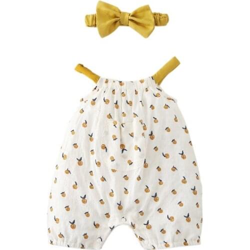 Kids Baby Girls Boys Bib Short Pants Backless Cotton Romper cute Jumpsuit Outfits Clothes Casual Sunsuit Summer printed Playsuit