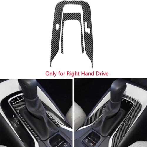 Carbon Fiber Interior Gear Shift Frame Cover Sticker For Toyota Corolla 2019-20 Right Hand Drive RHD