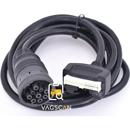 OBD2 9 pin 88890034 Cable for VOLVO vcads interface 88890020/88890180 OBDII truck diagnostic tool