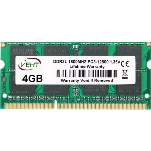DDR3L RAM 4GB 8GB 1066 1333 1600MHZ PC3 10600s Laptop Computer Memory Modul SODIMM RAM Low voltage 1.35V PC3 12800s ddr3 ram