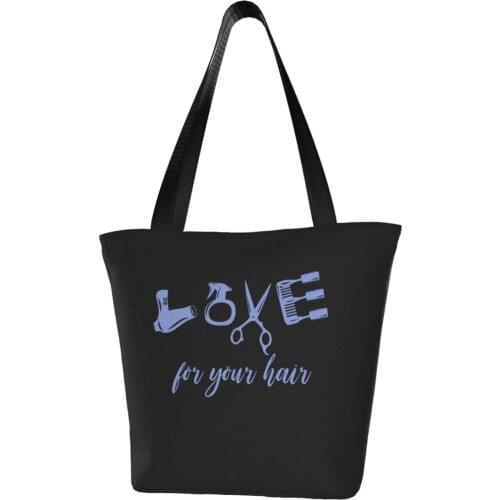 Hairdresser Shopping Bag Woman Fashion Handbags Stylish Polyester Business Bags