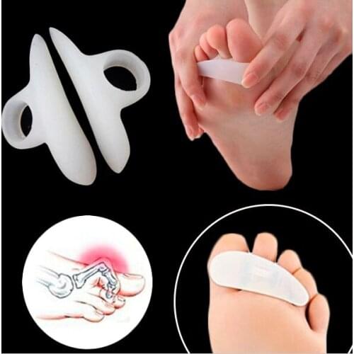 1Pair Silicone Gel Orthopedic Metatarsal Rings Hammer Toe Separator Correction Straightener Feet Care Shoes Cushion Pads o7Fz