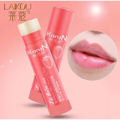 LAIKOU Lip Balm Gloss Natural Aloe Honey Moisturizing Colorless Refine repair lip wrinkles For Woman Winter Lip Care baby lips