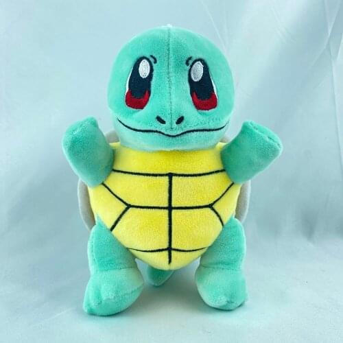 TAKARA TOMY 22cm new Squirtle kawaii plush toys Anime pokemoned tortoise Claw machine stuffed dolls Gifts for Children