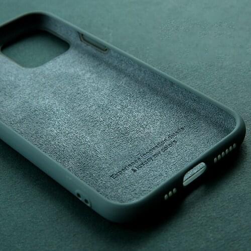 Shockproof Case Luxury Soft for iPhone X Xs Max XR 6.1 For iPhone 11 Pro Max SE 2020 6 6s 7 8 Plus Original Liquid Silicone Case