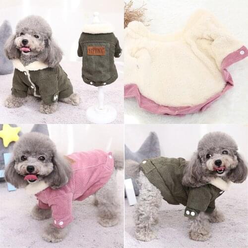 Thicken Warm Dog Coat Jacket Winter Dog Clothes Chihuahua Yorkie Poodle Pomeranian Schnauzer Pug Clothing Puppy Costume Dropship