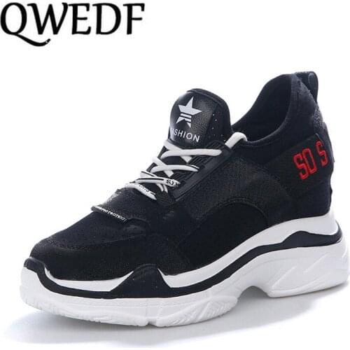 2019 Warm Women Shoes New Chunky Sneakers For Women White Vulcanize Shoes Casual Fashion Shoes Platform Sneakers X14-04