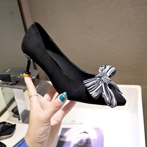 Spring Woman Pumps Women Party Shoes High Heels Brand Working Shoes Pointed Toe Office Ladies Dress Shoes Female Pumps U14-52
