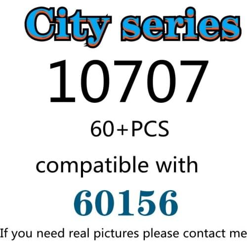 60PCS 10707 Building Block Toy City Series 60156 Assembled Building Block Childrens Toy Gifts