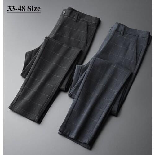 Мужские брюки в клетку Brother jans China At AliExpress