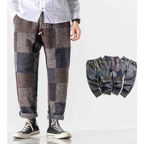 New Mens Casual Harem Pants Oversize Streetwear Men Jogger Sweatpants Elastic Waist Trousers Woman Vintage Jogging Pants 5XL