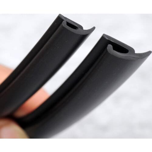 1-4M Windshield Rubber Seal Front Rear Windshield Sunroof Seal Strips Dustproof Sealing Strip For Auto Car Dashboard Windshield