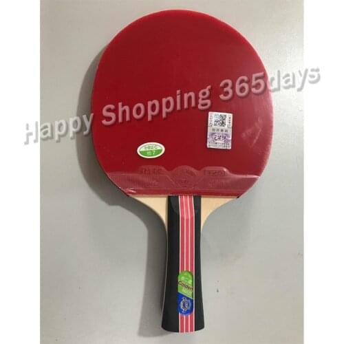 Friendship 729 Original Table Tennis Racket with Rubber + Bag Set Pips-in Ping Pong Ba