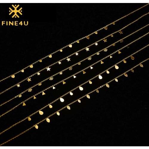 Серебряные чокеры FINE4U China At AliExpress