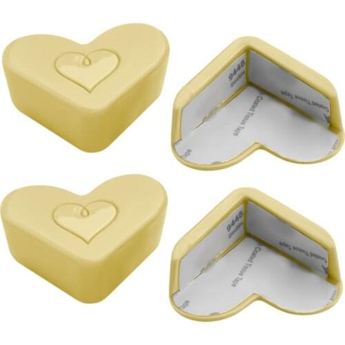 GXMB 4 Pcs Soft Silicone Baby Safe Corner Protector Table Desk Corner Guard Edge Anticollision Guards for Newborn Infants