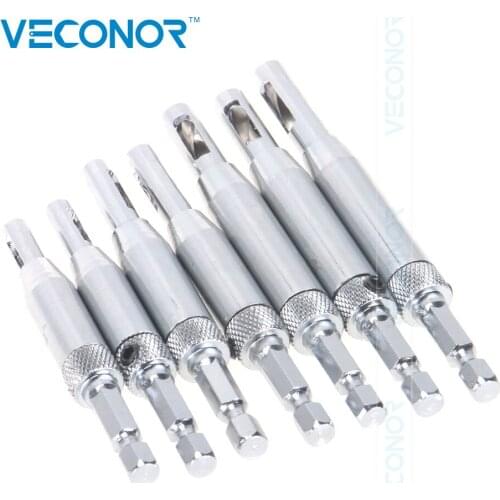 Drill Bits Set Self Centering Hinge Twist Drill Bits Window Doors Professional Screw Hole Saw Woodworking Reaming Cabinet Tool