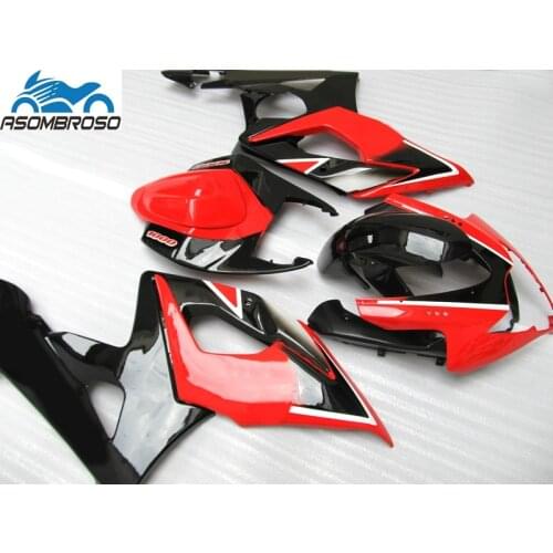New motorcycle bodyparts 2005 2006 Injection Fairing kit for SUZUKI GSXR 1000 red black gsxr1000 K5 k6 fairings CM78