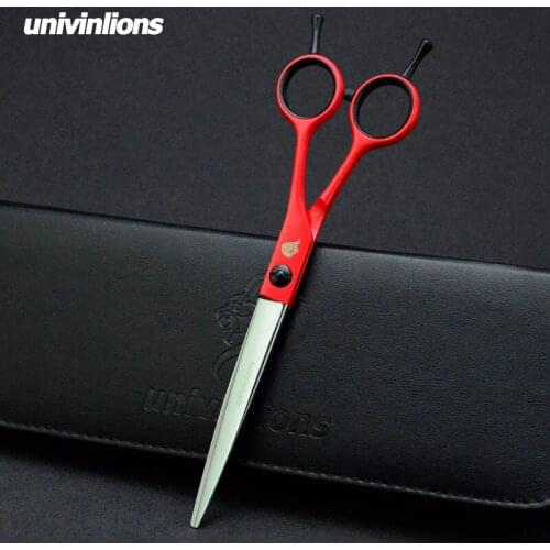 7" Pet Dog Gromming Scissors Cutting Shears Sharp Edge Pet Cutting Scissors for Dog Grooming Straight Scissors Stainless Steel