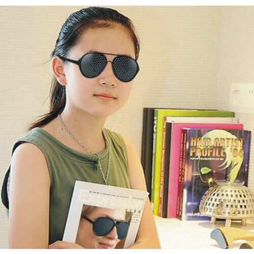 Eye Care Pin Hole Glasses Vision Improve Eyewear Eyesight Eyes Exercise Vision Care Wearable Corrective Glasses Improver