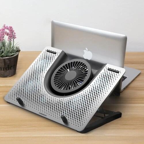 Cooling Pad Laptop Fan Cooler macbook air pro Notebook Rapid 11" 12" 13.3" 14" 15" 15.6" 17" 17.3" inch adjustable Laptop Stand