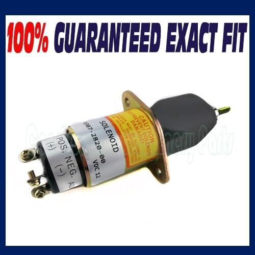 Stop Solenoid 307-2820 12v for Onan Cummins Generator 0307-2820-00