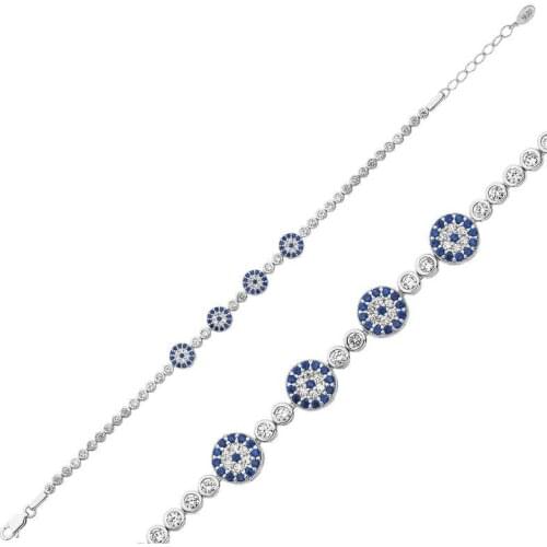 Tevuli 925 Sterling Silver Evil Eye Women Bracelet