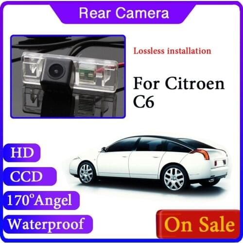 Reversing Back Up Waterproof Car Camera For Citroen C6 2005~2012