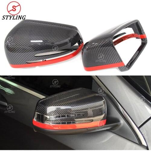 W221 W117 Carbon RearView Mirror Cover For Mercedes W207 W246 W204 W176 W218 W212 2007 2008 2009-2014 2015 2016 2017 2018 2019