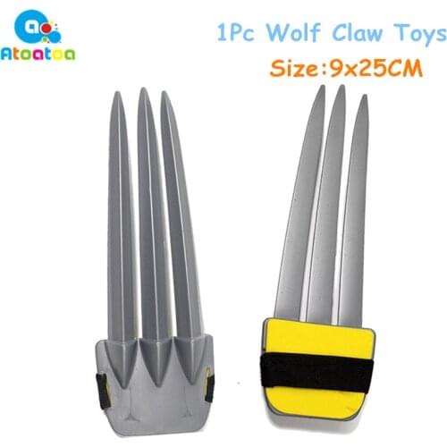 1Pc Toy Swords Personal Wolf Claw 25cm Movie Plastic Sword Toy Wolf Claw Super Hero Cosplay Weapon Kids Toy Gifts