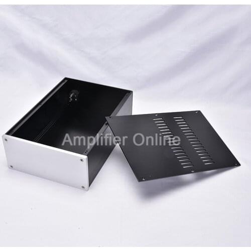 1PCS All Aluminum Case DIY Box 220*100*311MM Amplifier Case Home Audio Power Amplifier Chassis JC2210 Power Supply Chassis AP30