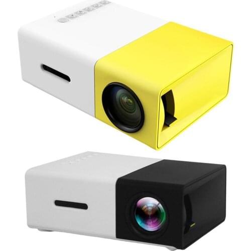 1080P Home Theater Cinema USB HDMI-compatible AV SD Mini Portable HD LED Projector 3D Pico Projector Audio Home Media Player