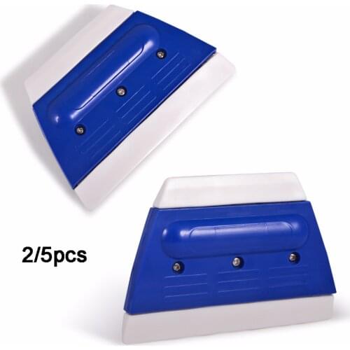EHDIS 2/5pcs Wrapping Car Double Side Scraper Tools Silicone Tint Film Squeegee for Auto Wash Window Cleaning Winter Snow Shovel