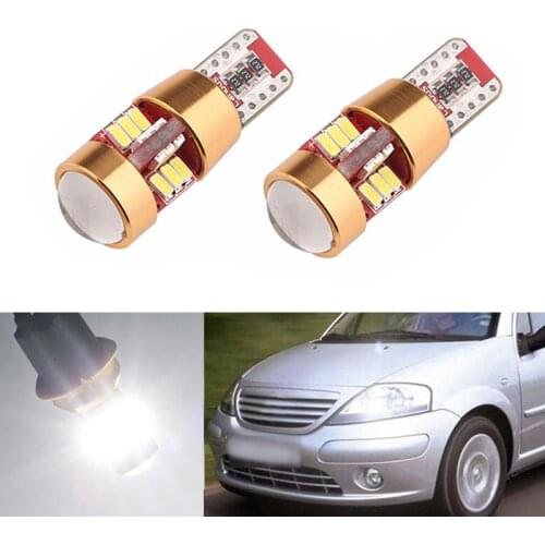2X T10 3014SMD LED Error Free Eyebrow Eyelid Light Bulb For Citroen C4 C5 C3 Grand Picasso Berlingo Xsara Saxo C1 C2 ds3
