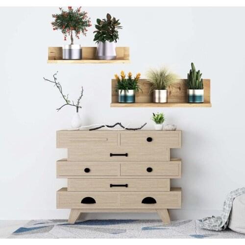 3D Stereo Green Plant Shelf Wall Stickers Bedroom Living Room Decoration Study Sofa Porch Backdrop Wall Decoration Decals Mural