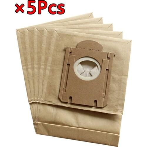 5Pcs Vacuum Cleaner Part Replacement Parts Dust Paper Bags FC8021 HR6999 For Philips FC8202 FC8220 FC9083 HR8360 FC8614 HR8378