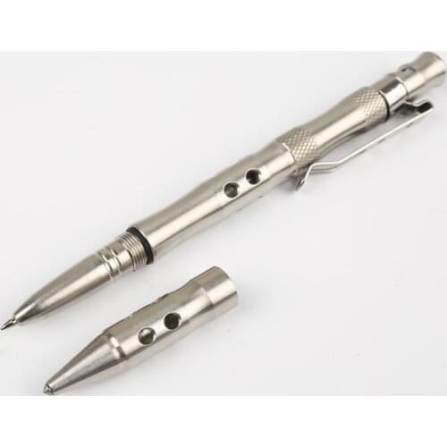 A82 Stainless steel tactical pen Tungsten steel broken window Anti-wolf Self-defense Metal pen EDC outdoor products