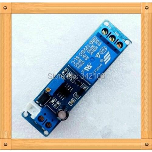 Free Shipping!!! 5pcs 12V trigger delay switch / timer module / time delay relays module sensor