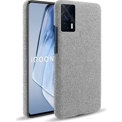 Capa Funda Cloth Texture Fit Cover For Vivo iQOO Neo 5 Coque Luxury Febric Antiskid Phone Cases For VIVO iQOO Neo5 5G 6.62" 2021