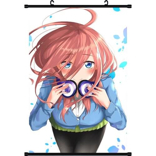 Coscase Japanese Decorative Pictures Anime The Quintessential Quintuplets Nakano Nino Home Decor Wall Scroll Poster
