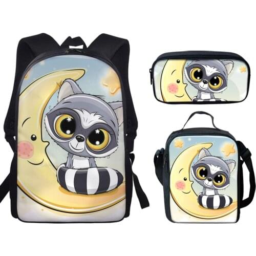 Cartoon Animal Print Kids Satchel School Backpack Children Primary School Bag for Boys Girls Cute Schoolbag Mochila